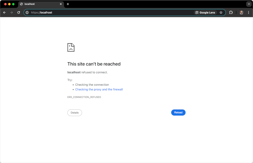Default Nginx Configuration Does Not Support HTTPS