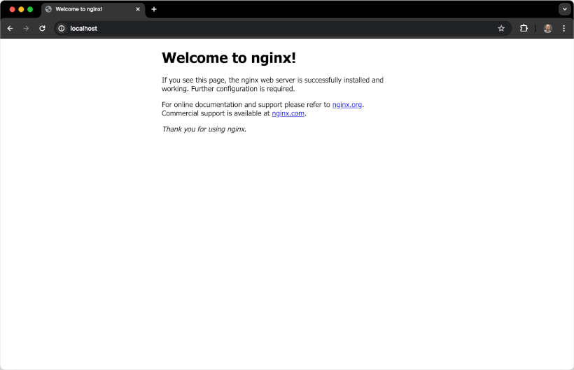 Default Nginx Configuration Supports HTTP