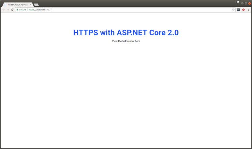 Self-Signed Certificate in Ubuntu with Chrome